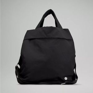 Black Lululemon On My Level Tote Bag
